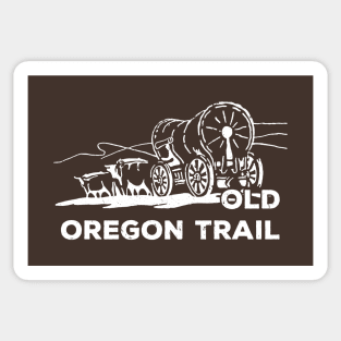 Old Oregon Trail Sign Sticker